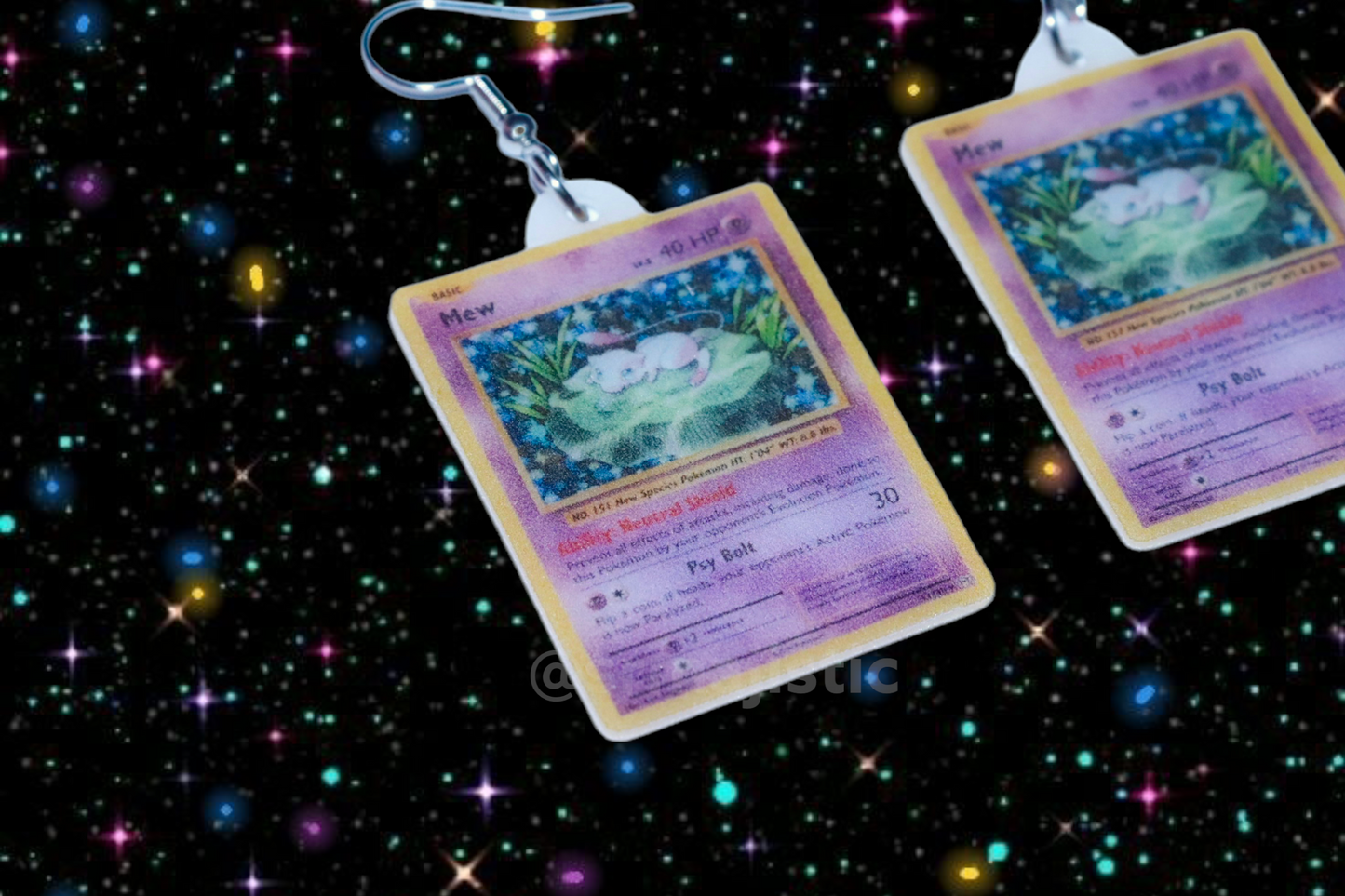 (READY TO SHIP) Pokémon Cards Detailed Handmade Earrings!