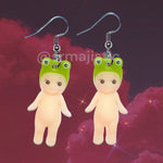 Sonny Angel Frog Cherub Handmade Earrings!