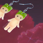 Sonny Angel Frog Cherub Handmade Earrings!