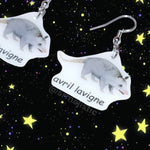 Opossum Avril Lavigne Meme Handmade Earrings!