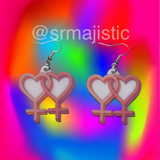 (READY TO SHIP) LGBT Sexuality Symbols 2D cute detailed Handmade Earrings!