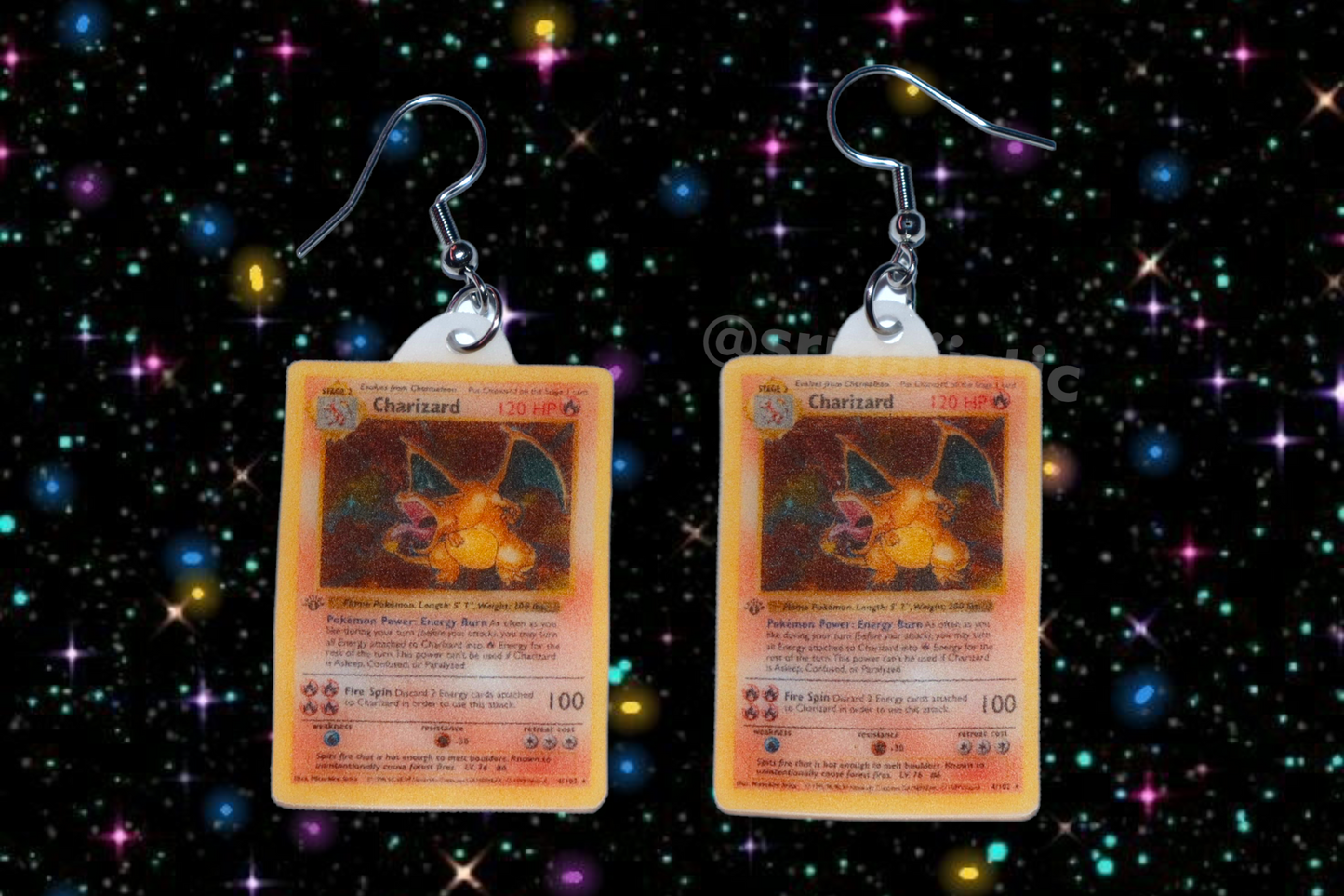(READY TO SHIP) Pokémon Cards Detailed Handmade Earrings!