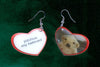 Jotchua My Beloved Meme Character Locket Heart 2D detailed Handmade Earrings!