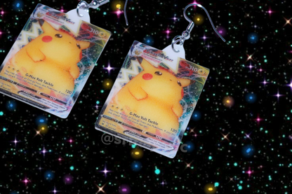 (READY TO SHIP) Pokémon Cards Detailed Handmade Earrings!