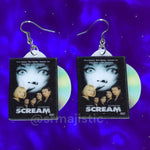 Scream (1996) Movie DVD 2D detailed Handmade Earrings!