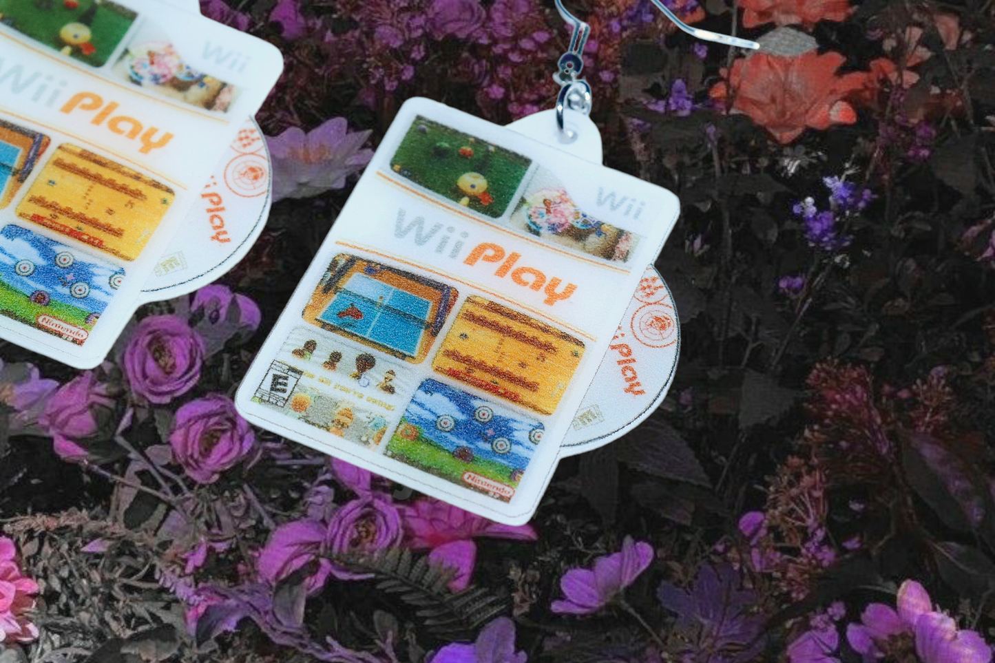 (READY TO SHIP) Wii Play Wii Game 2D detailed Handmade Earrings!