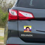 Bumper Stickers of Pedro Pascal Flaming Pride Flag