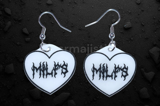 (READY TO SHIP) Stylized MILF Collection of Handmade Earrings!