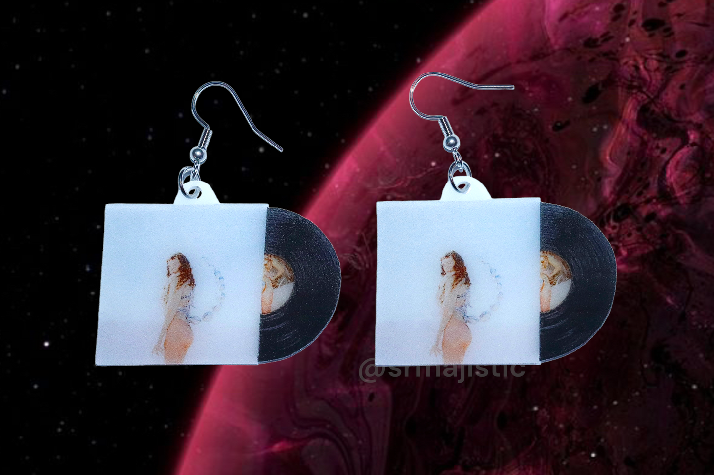 (READY TO SHIP) Tove Lo Dirt Femme Vinyl Album Handmade Earrings!