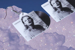 Taylor Swift Reputation Vinyl Album Handmade Earrings! – Sam Makes Things
