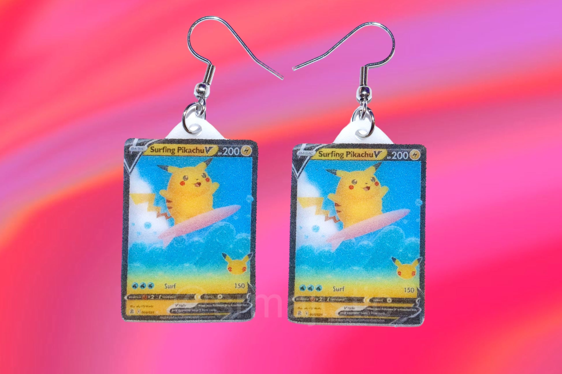 Collection of VMax Pikachu Pokmon Cards Handmade Earrings! Sam Makes Things Collection of VMax Pikachu Pokmon Cards Handmade Earrings! Sam Makes Things