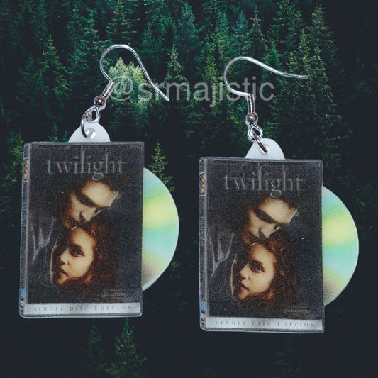 (READY TO SHIP) Twilight Movie Full Collection 2D DVD Handmade Earrings!