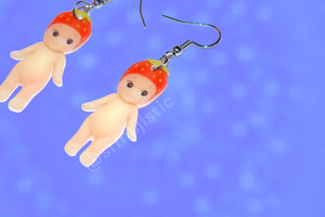 Sonny Angel Strawberry Cherub Handmade Earrings!
