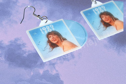 Taylor Swift 1989 (Taylor’s Version) Vinyl Album Handmade Earrings!