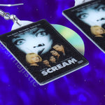 Scream (1996) Movie DVD 2D detailed Handmade Earrings!