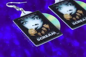 Scream (1996) Movie DVD 2D detailed Handmade Earrings!