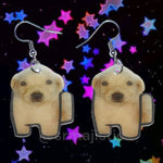 Among Us Jotchua Puppy Dog Meme Funny Handmade Earrings!