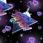 Stay Rad Vaporwave 80’s Aesthetic Handmade Earrings!