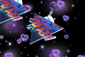 Stay Rad Vaporwave 80’s Aesthetic Handmade Earrings!