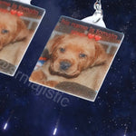 ‘His name is Tomato Soup ♥️♥️’ Cute Dog Funny Meme Handmade Earrings!