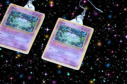 (READY TO SHIP) Pokémon Cards Detailed Handmade Earrings!