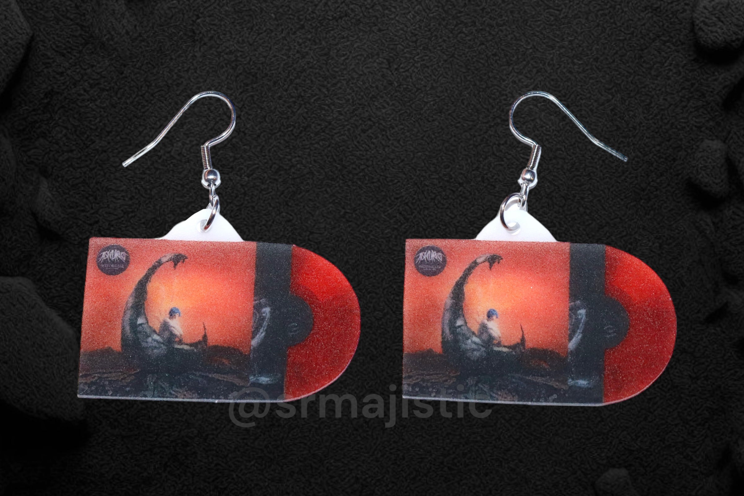Ashnikko Weedkiller Vinyl Album Handmade Earrings!