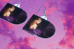 Taylor Swift Speak Now (Taylor’s Version) Vinyl Album Handmade Earrings!