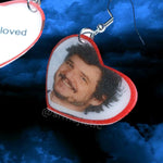 Pedro Pascal My Beloved Character Locket Heart 2D detailed Handmade Earrings!