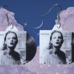 Taylor Swift Reputation Vinyl Album Handmade Earrings!
