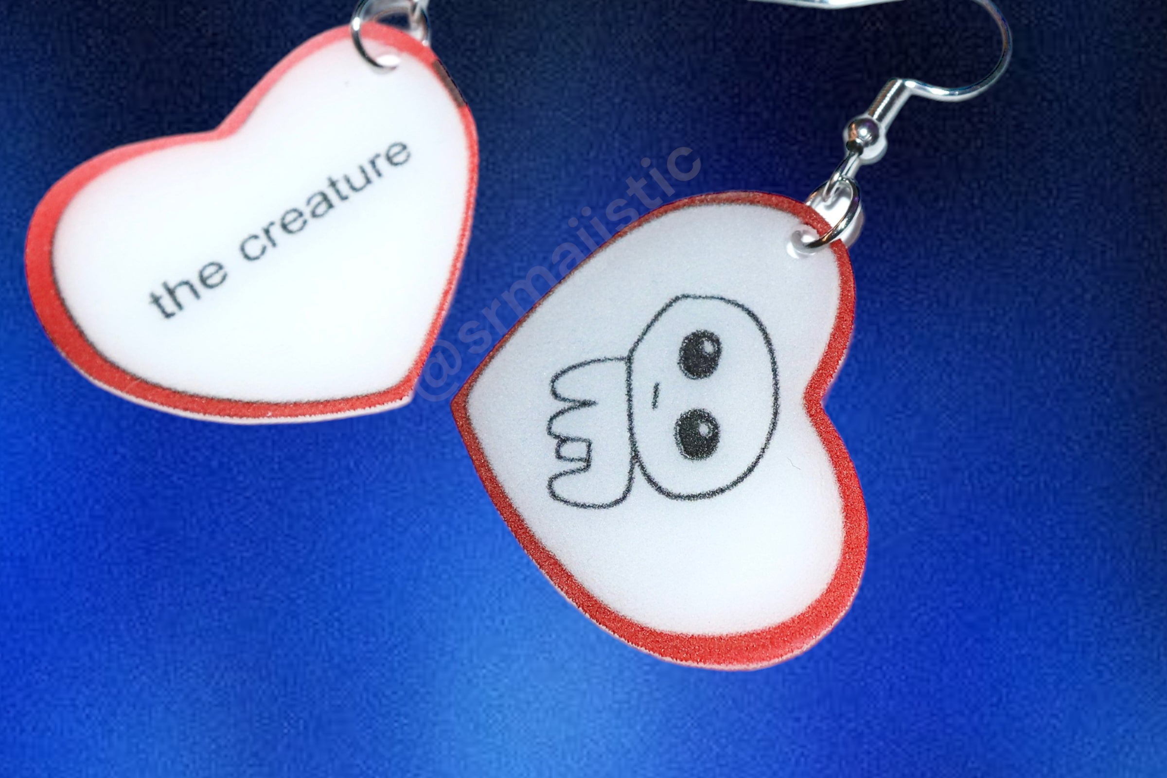 The Creature (Autism TBH Creature) Meme Character Locket Heart 2D