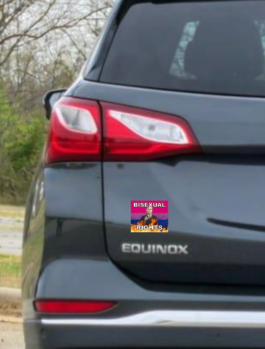 Bumper Stickers of Saul Goodman Better Call Saul Flaming Pride Flag