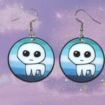 Autism Creature / TBH Creature Circular Pride Flag Handmade Earrings!