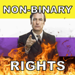 Bumper Stickers of Saul Goodman Better Call Saul Flaming Pride Flag
