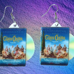 (READY TO SHIP) Glass Onion: A Knives Out Mystery (2022) DVD 2D detailed Handmade Earrings!