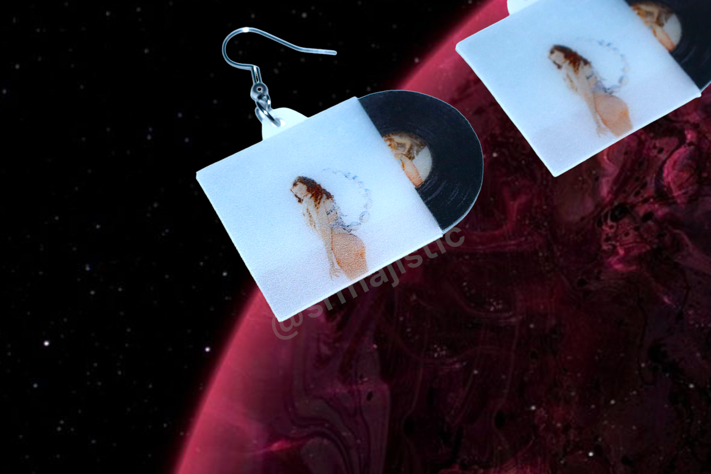 (READY TO SHIP) Tove Lo Dirt Femme Vinyl Album Handmade Earrings!