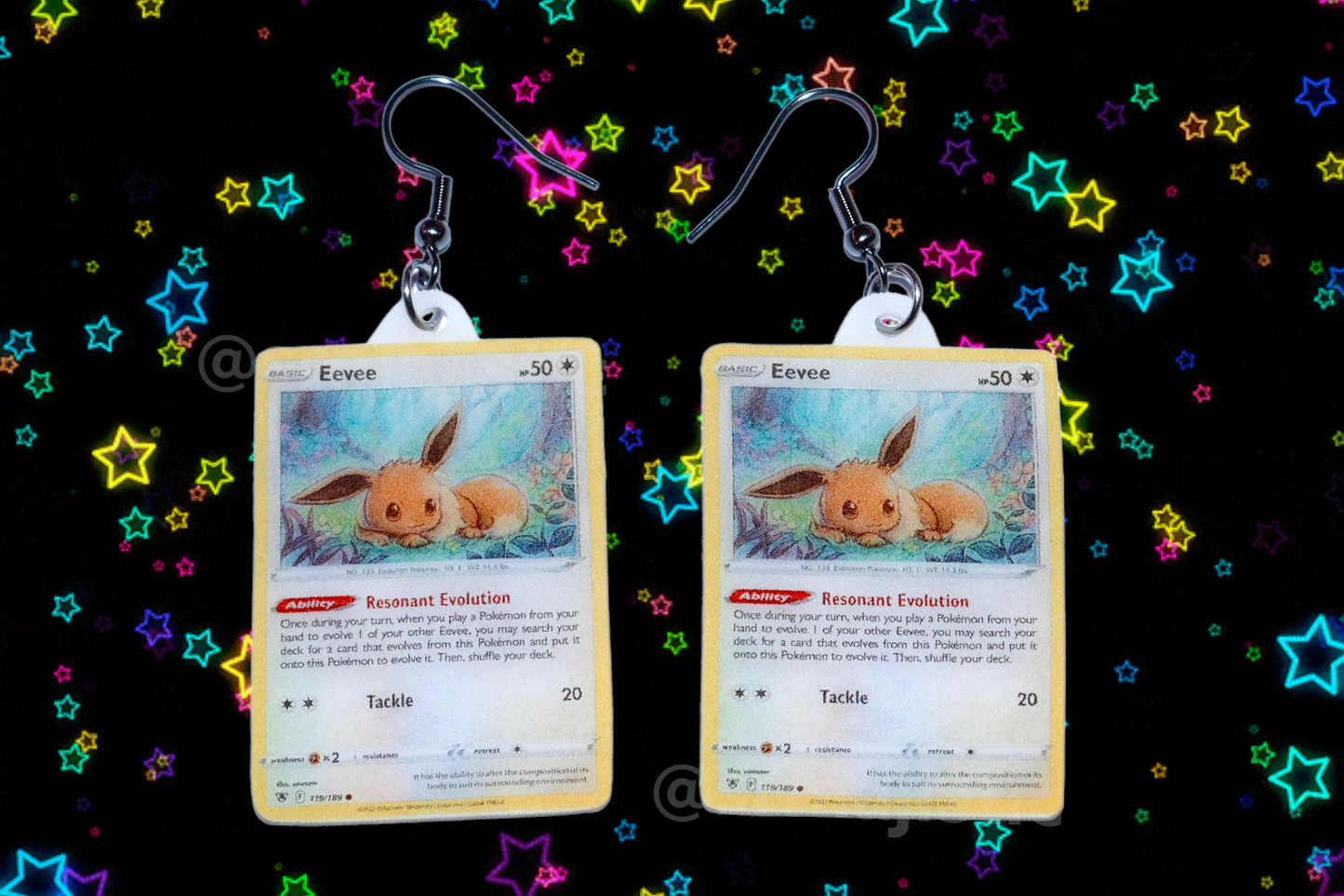 (READY TO SHIP) Pokémon Cards Detailed Handmade Earrings!