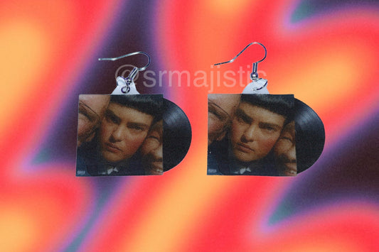 (READY TO SHIP) Miya Folick Premonitions Vinyl Album Handmade Earrings!