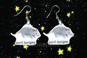 Opossum Avril Lavigne Meme Handmade Earrings!