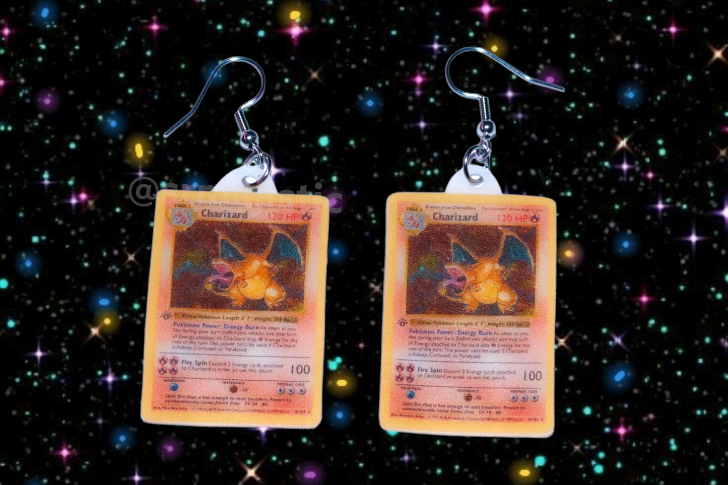 (READY TO SHIP) Pokémon Cards Detailed Handmade Earrings!