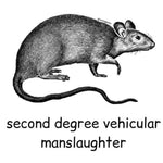 Bumper Sticker of Rat Felony Meme