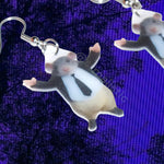Mr. Chedda Mouse Wearing Suit Meme Funny Handmade Earrings!