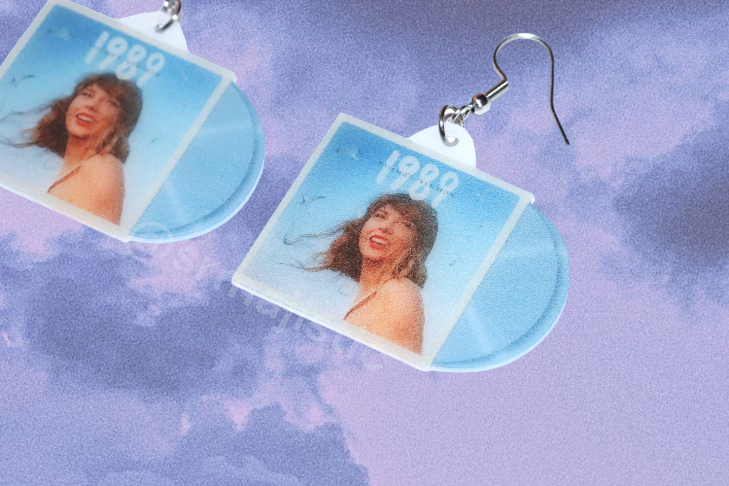 Taylor Swift 1989 (Taylor’s Version) Vinyl Album Handmade Earrings!
