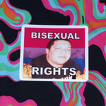 Flaming Bisexual Flag Character Stickers