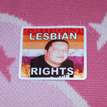 Flaming Lesbian Character Stickers