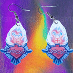 Alternative Pride Stylized Handmade Earrings (collaboration with @saltnox)