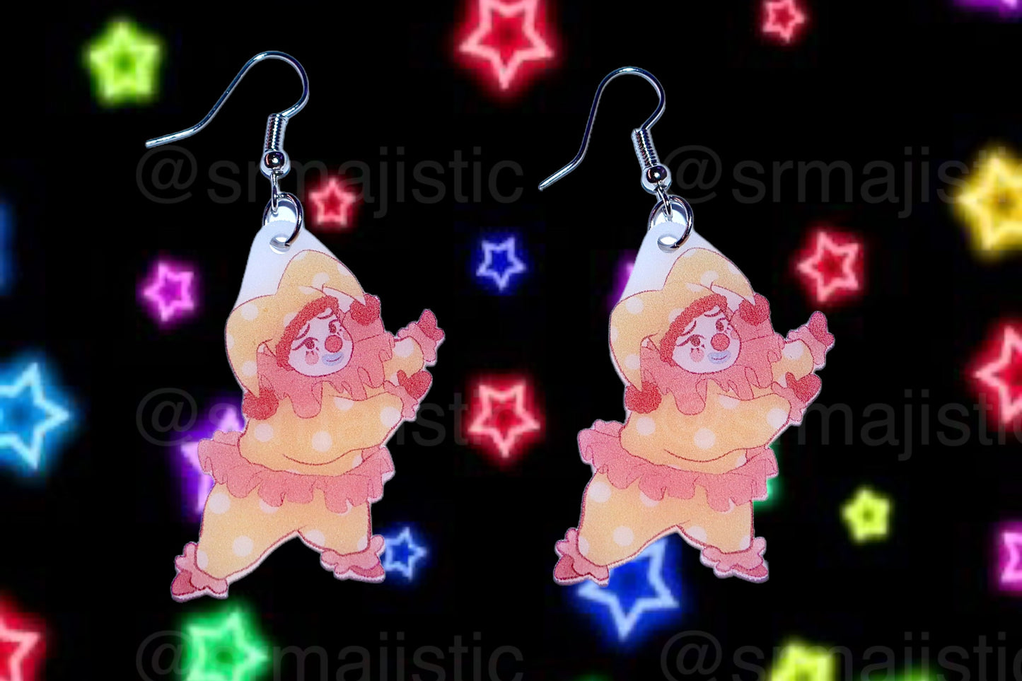 Clown Family Funky Handmade Earrings (collaboration with @saltnox)