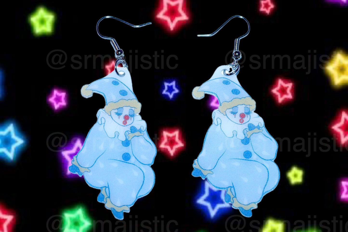 Clown Family Funky Handmade Earrings (collaboration with @saltnox)