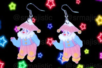 Clown Family Funky Handmade Earrings (collaboration with @saltnox)