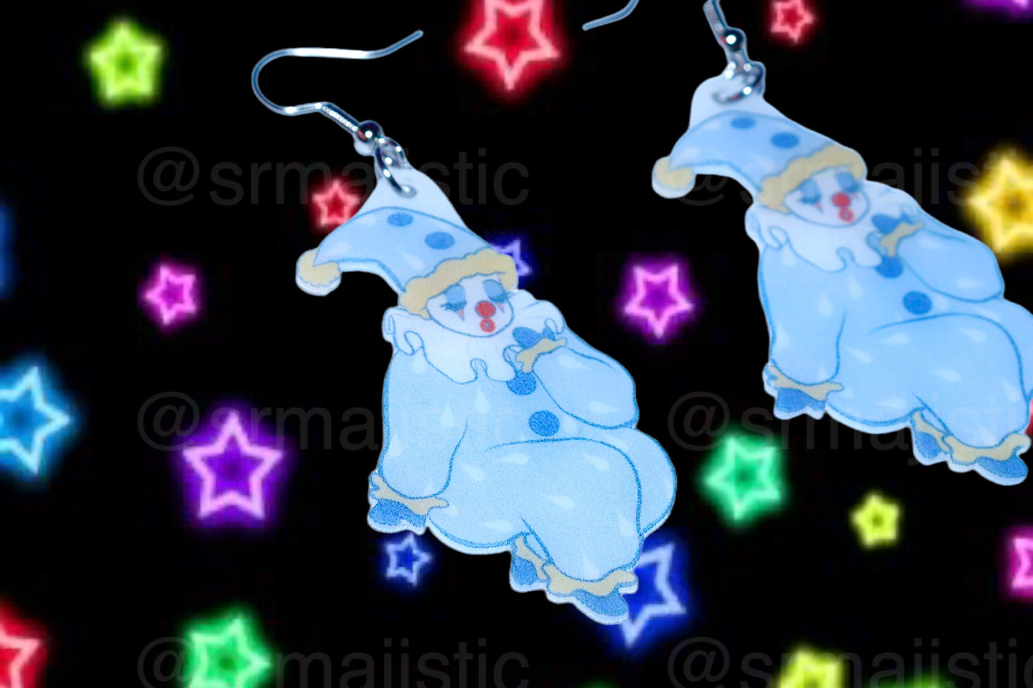 Clown Family Funky Handmade Earrings (collaboration with @saltnox)