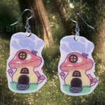 Cute Cottagecore Forest Themed Handmade Earrings (collaboration with @saltnox)